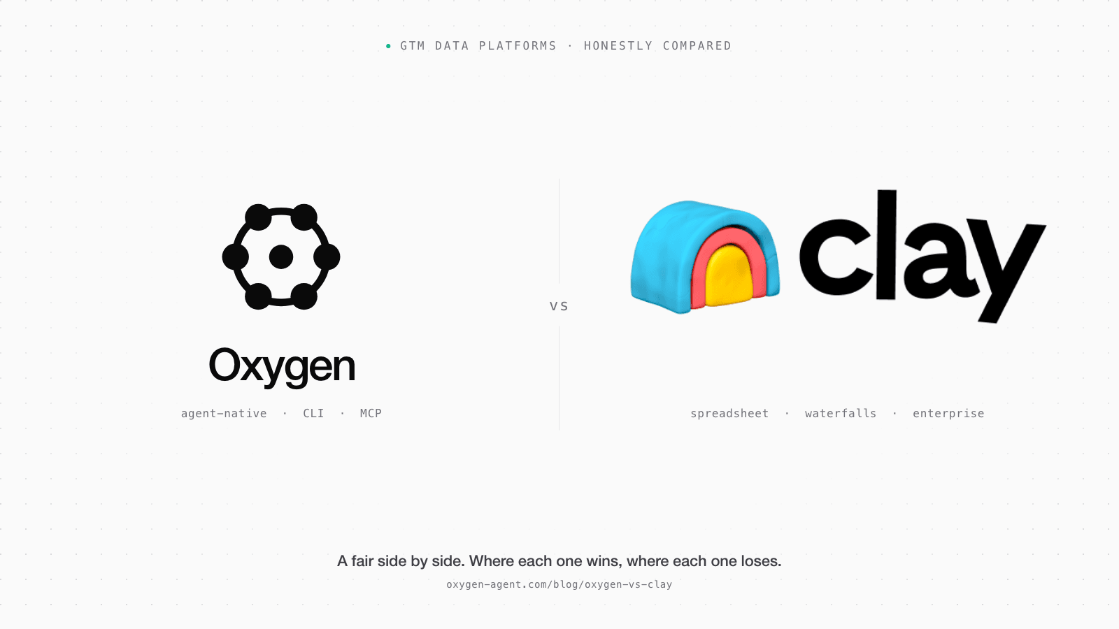 Cover for Oxygen vs Clay